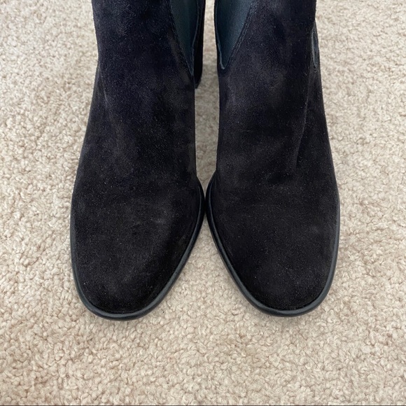 Pedro Garcia Waldo Chelsea Suede Bootie in Black - Picture 12 of 12